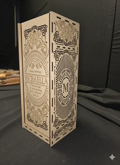 Personaliseerbare Wijnbox - Uniek Cadeau met Klasse