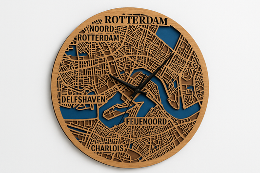 Cleaned up Rotterdam city map