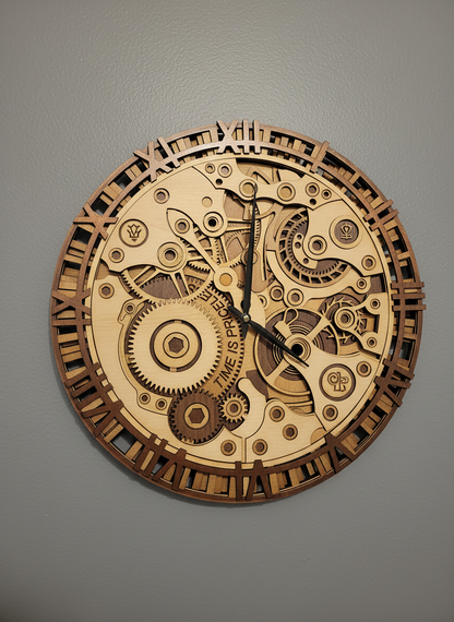 Wandklok The Alchemist's Gear Clock - Steampunk